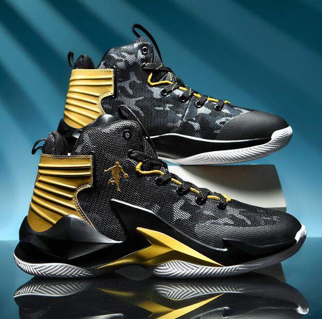 Summer new mesh basketball sneaker for male and female students on concrete ground practical trend sports shoes high top boots Z 5.24-3
