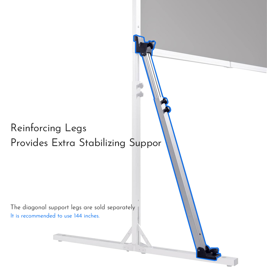 Projector Screen with Stand 144 inch Portable Projection Screen 16:9 4K HD Projections Movies Screen