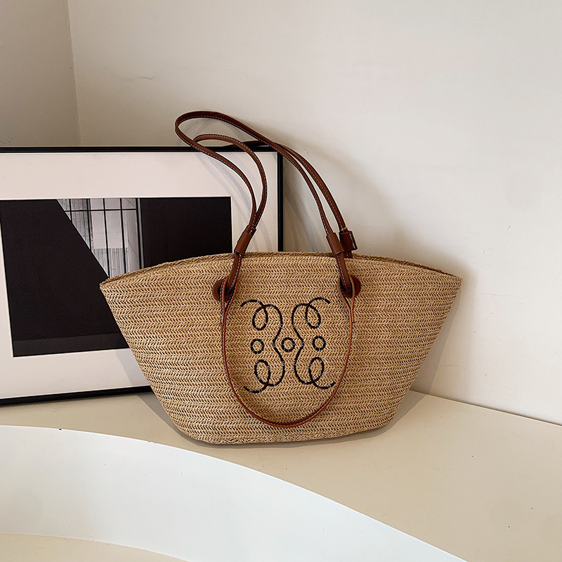 Designer Bag Luxury Bag Designer Bags Handbag Fashion Bags Shoulder Bag Underarm Boston Messenger Single Shoulder Armpit Straw