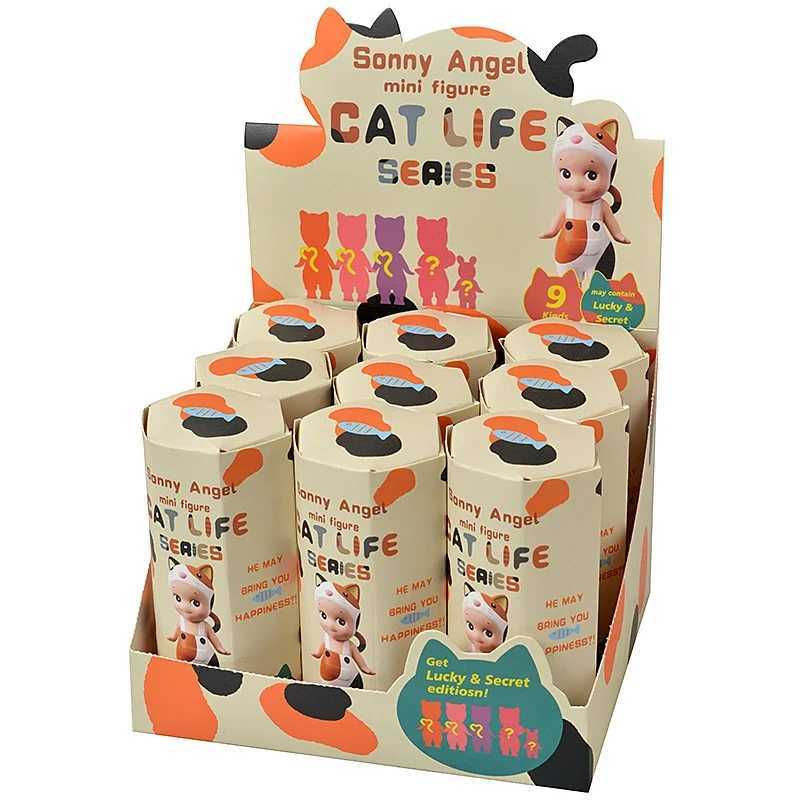2025 New S Angel Blind Box Cat Angel Series Fruit and Vegetable Anime Figures Ornaments Dolls Fans Children Gift Blind Box Z250524