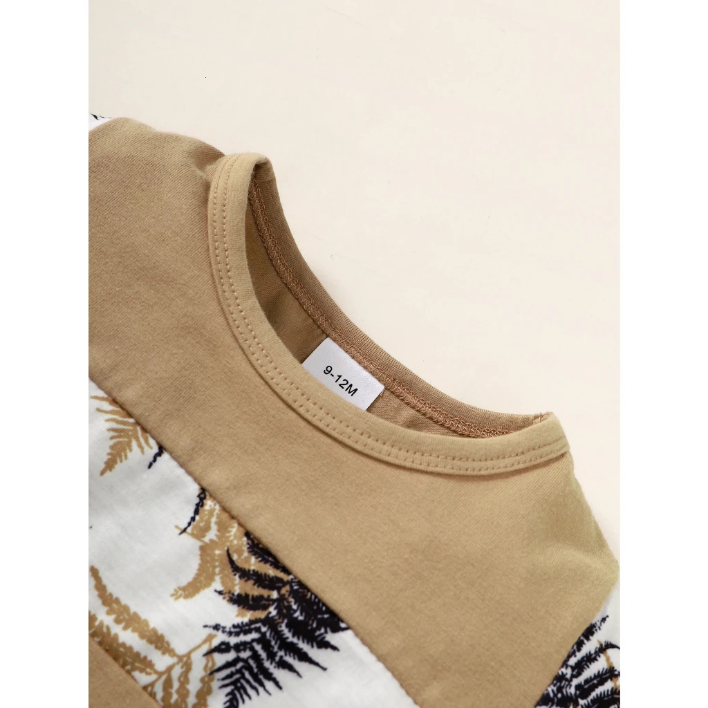 13 Years Baby Boy Clothes Set Short Sleeves TopShorts 2PCS Summer Daily Casual Outfit Toddler Beach Style Clothing 250517z