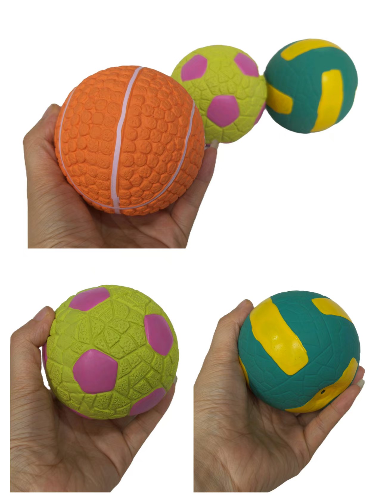 Squeaky Basketball Latex Dog Toys Wholesale New Sports Sustainable Dog Toys