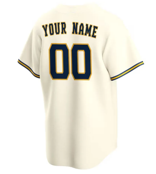 Custom Jersey 12 Rhys Hoskins 2025 Jackson Chourio Brice Turang Garrett Mitchell Yelich William Contreras Brandon Woodruff Jose Quintana