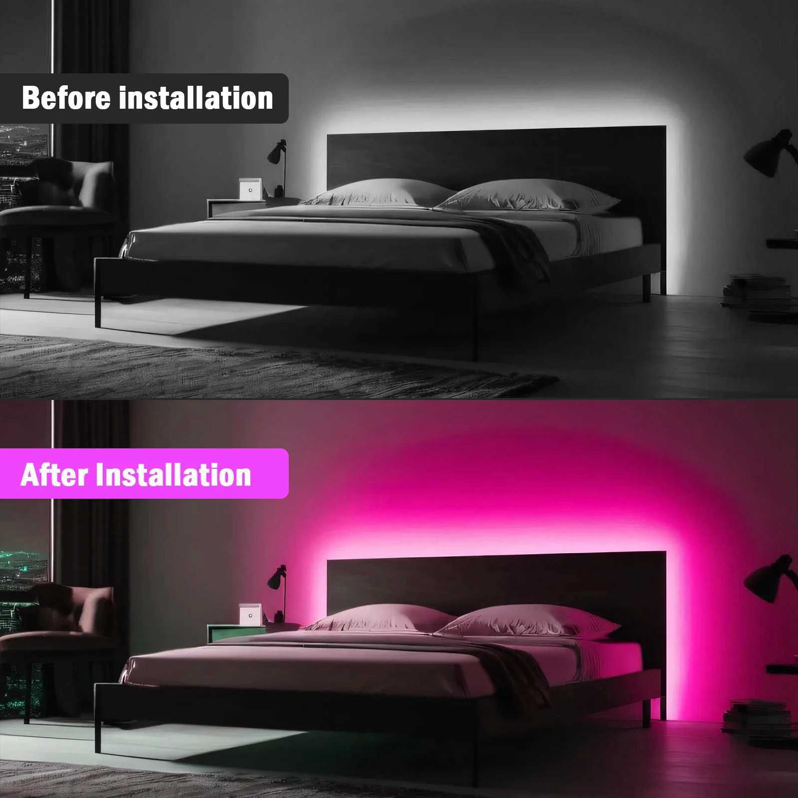 DC5V USB COB LED Strip Light White/Pink/Red/Yellow/Ice Blue/Green 8MM 320LEDs/M Flexible Night Light for Home Decor TV Backlight W250526