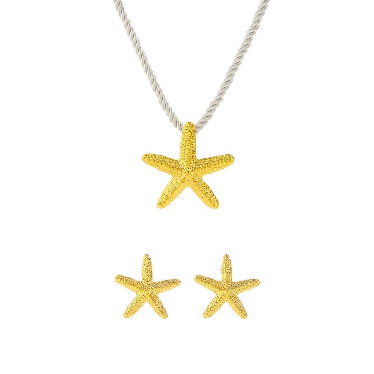 Exaggerated Boho Metal Big Starfish Star Pendant Choker Necklace Women Summer Punk White Chunky Chain Y2K Jewelry Accories XJ250524