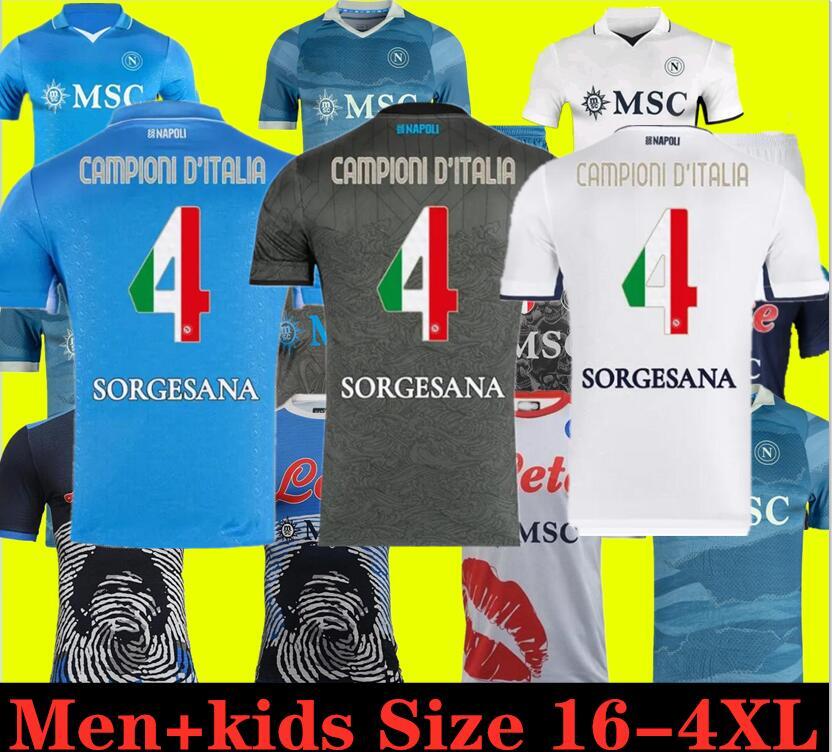 24 25 NAPOLI soccer jerseys Maglia Naples 2024 2025 ZIELINSKI ANGUISSA OLIVERA KVARATSKHELIA KIDS FOOTBALL SHIRT OSIMHEN FABIAN LOZANO home away Maillots de foot