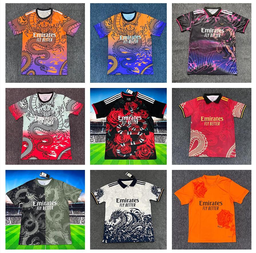 Madrid Soccer Jerseys Loong Dragon Training MBAPPE BELLINGHAM VINI JR RUDIGER MODRIC RODRYGO CAMAVINGA TCHOUAMENI football shirt camiseta futbol Maillot