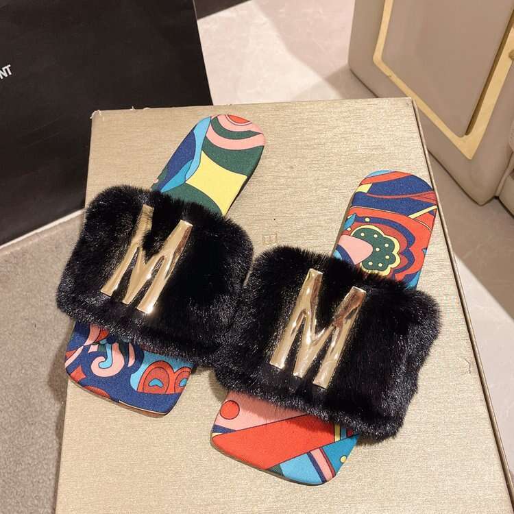 Large Size Slippers Women's Fashionable Sandals Colorful And Versatile Designer Sandals For External Wear Factory Free Shipping Wholesale Women&#