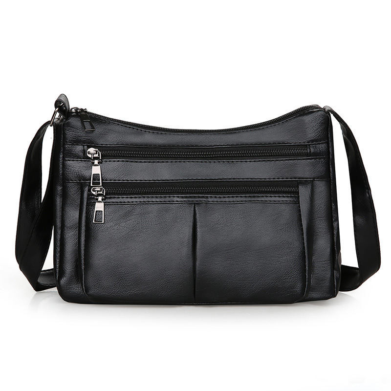 New washed soft leather trend multifunctional women's bag, daily commuting women's shoulder bag, designer women's crossbody bag