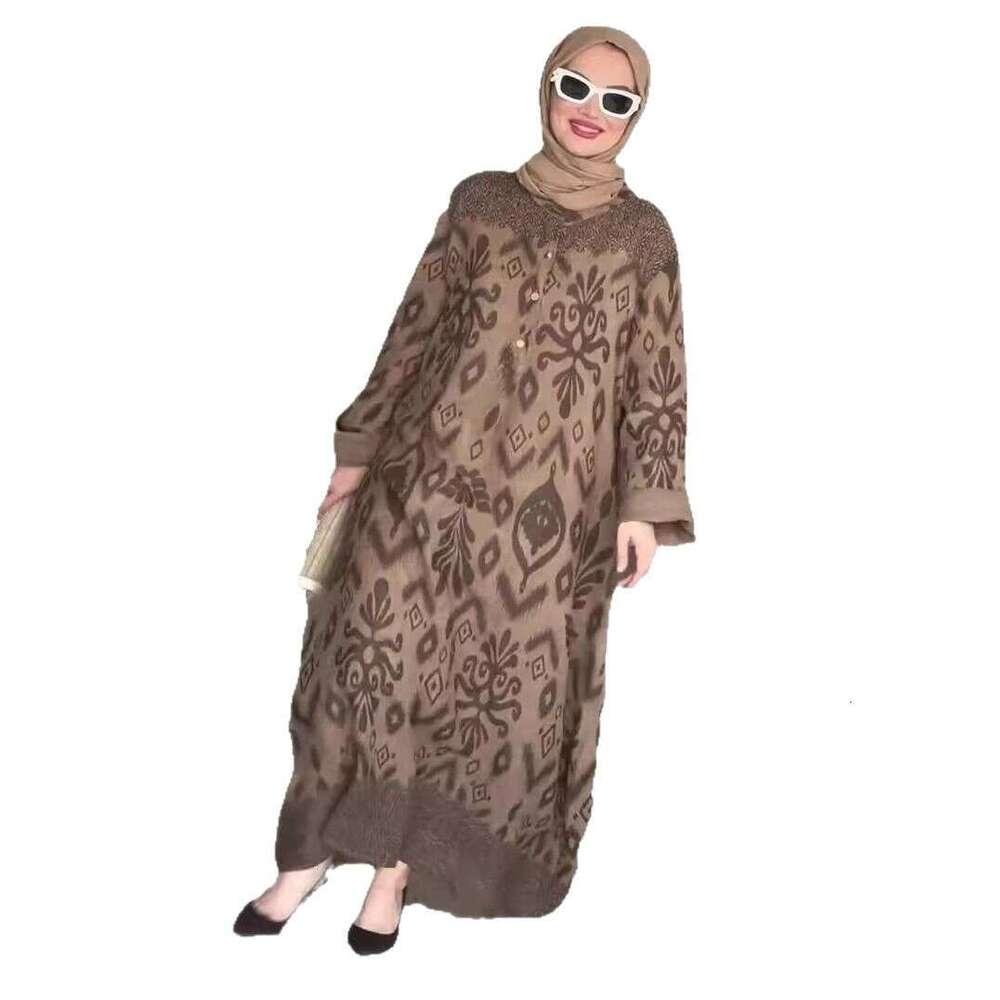 Maxi Dress Autumn New Printed Long Sleeve Fashion Style Women S Dress Floral Dress