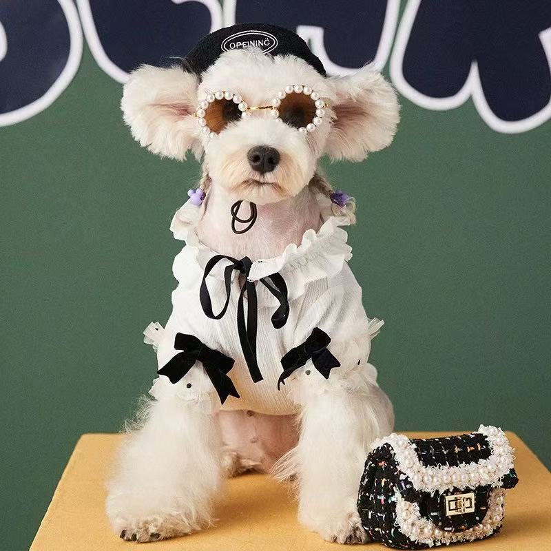 T00292 Autumn and winter dog clothes suspenders vest pet Schnauzer Yorkshire Maltese Teddy Bichon Pomeranian Shiba Inu