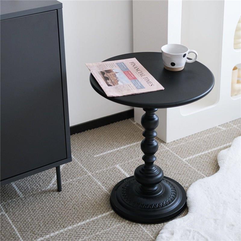 B5244 Retro living room side table sofa side cabinet light luxury small coffee table
