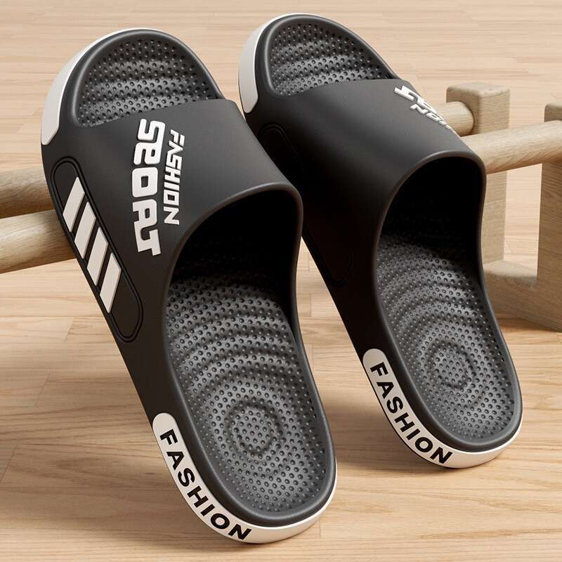 EVA Slippers Men's Plus Size Trendy Student Cool Slippers Outdoor Designer Sandals Anti Slip Slippers Men's Slippers Summer New Casual Cool 
