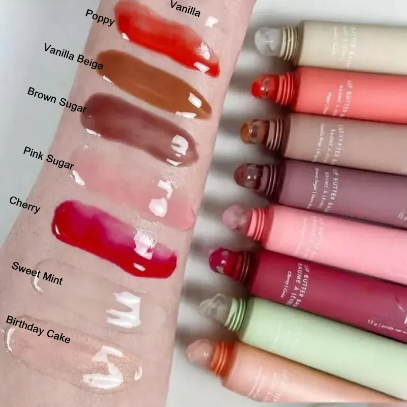 Lip Butter 15g Summer Fridays Lip Balm Liquid Lipstick Moisturizes Makeup Lips Glaze LipGloss Oil Jelly Pink Sugar Vanilla Beige Birthday Cake LipCare