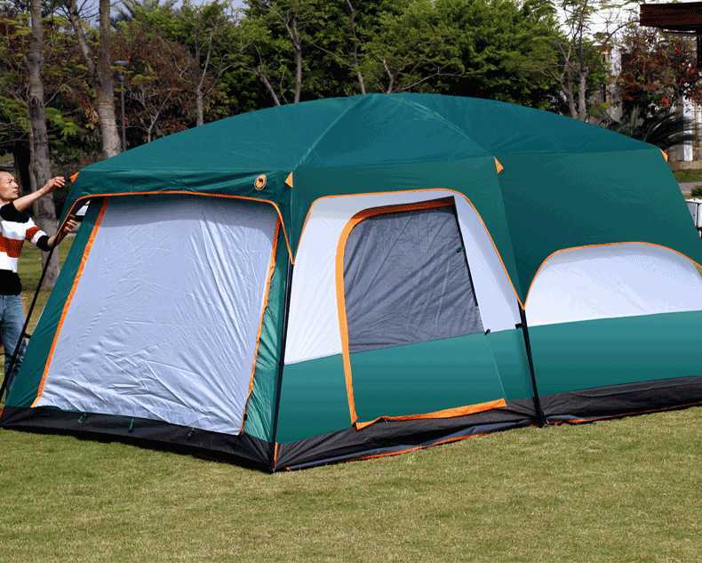 Camping tents 3/4/5 people waterproof and easy to set up backpack tents with floor mats family tents outdoor hiking tentsT250402