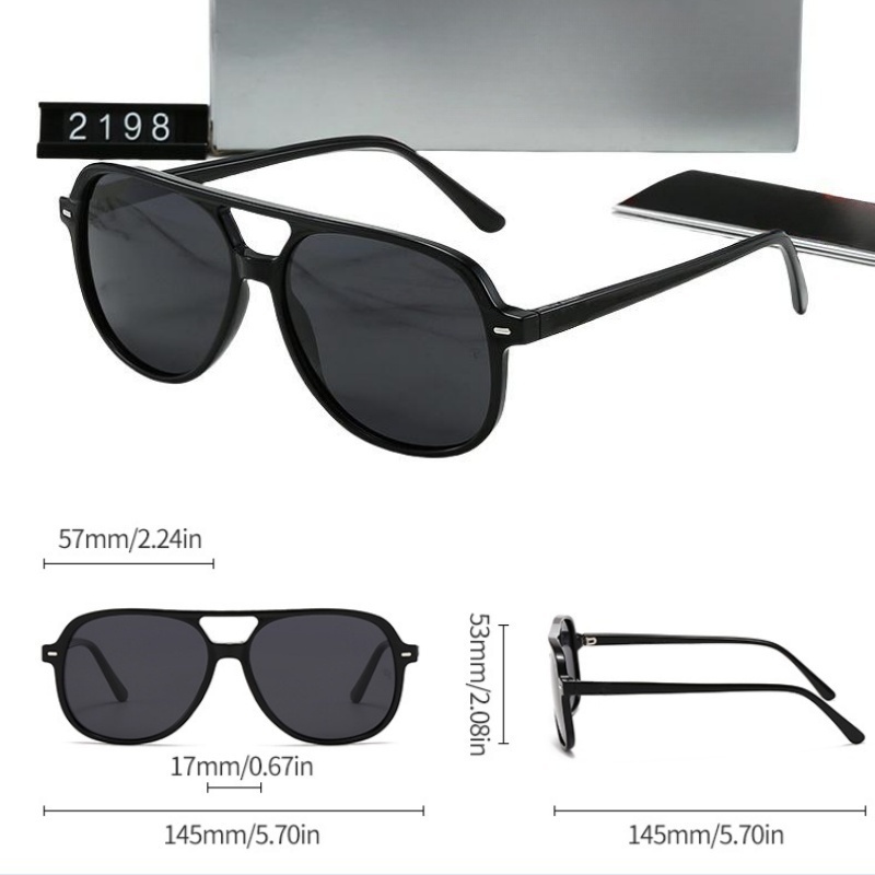 Designer sunglasses for men pilot sunglasses for women luxury polarized anti glare sunglasses with box