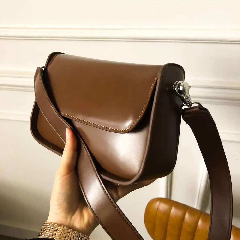 Tote Bag Genuine Leather Niche Fashion Design Crossbody Women S New Popular Small Square Bag Versatile Shoulder Bag Lady Bags