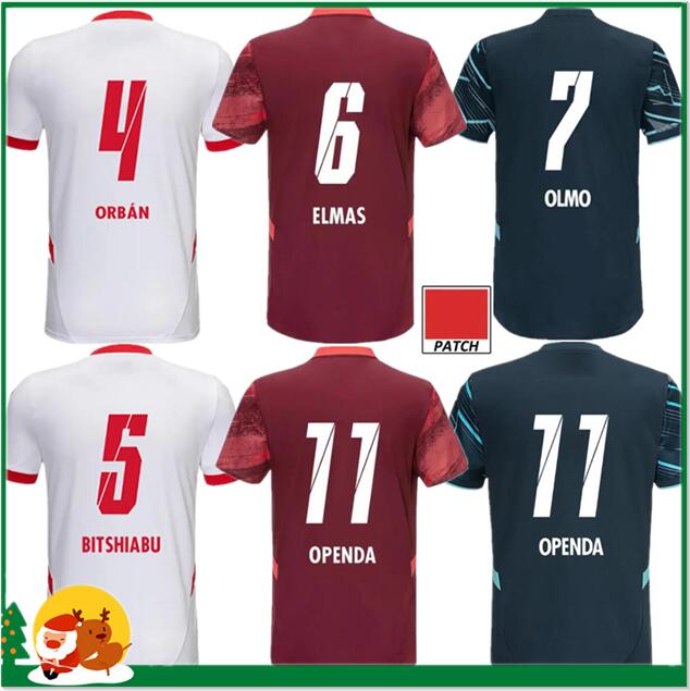 24 25 RBL Leipziges Soccer Jerseys 2025 POULSEN FORSBERG HEE CHAN SABITZER UPAMECANO SZOBOSZLAI KLUIVERT Men / kids kit football shirt uniforms