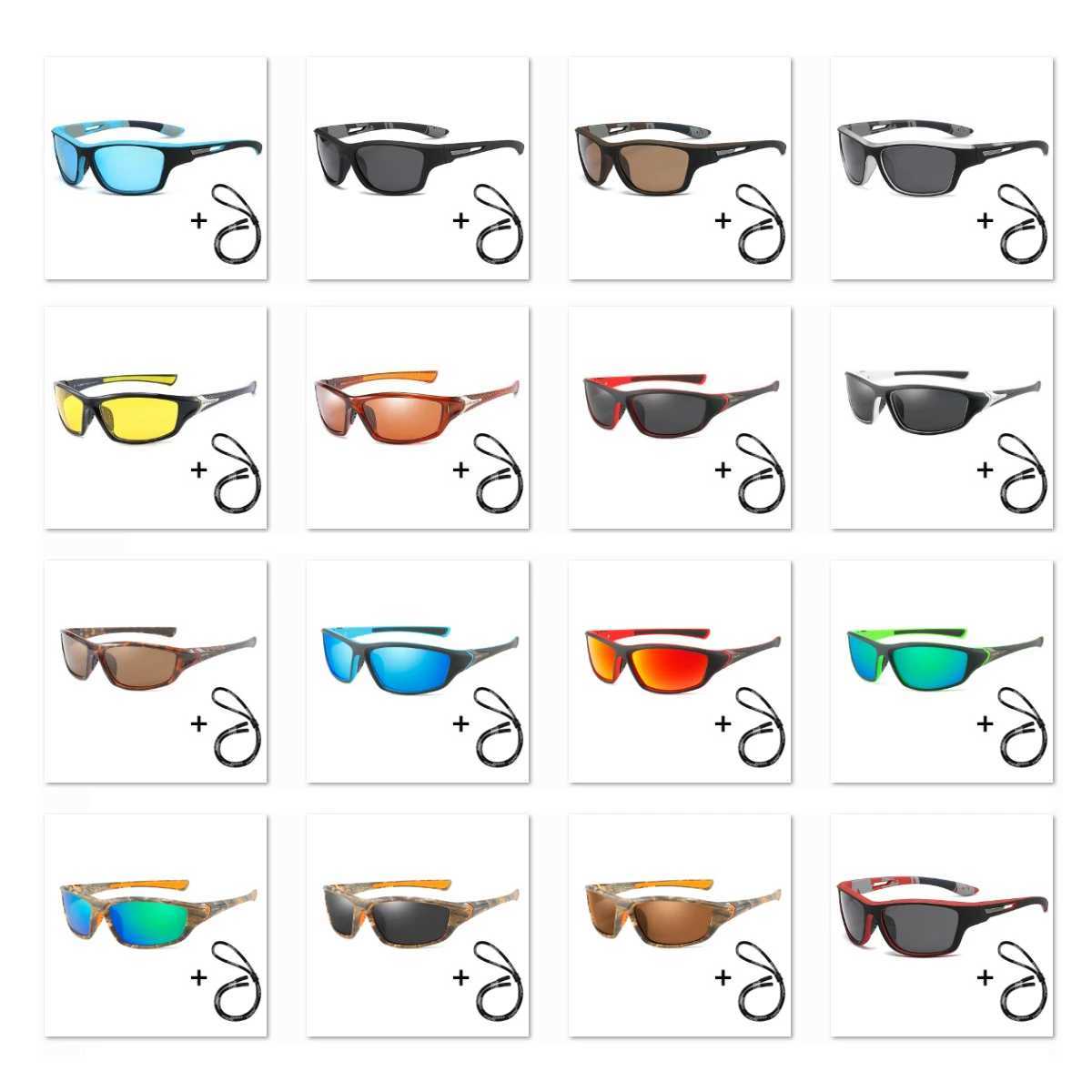 High Definition Polarized Sunglasses for Men Women Outdoor Sport Fishing Sun Glasses UV400 Protection Driving Eyeglasses M250524