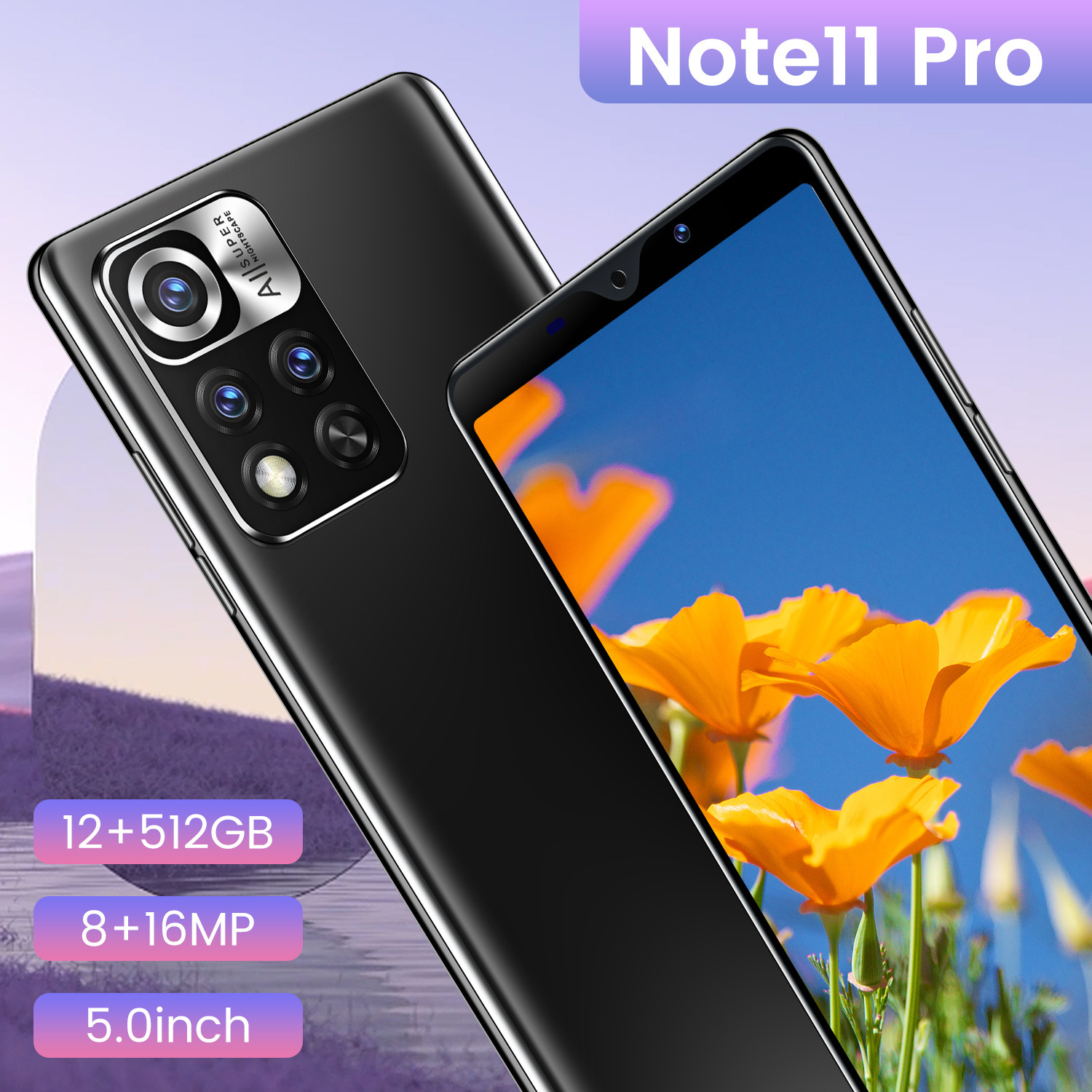 Note11 Pro Smart Phone: Affordable Price Tag with Massive Memory & Latest Android