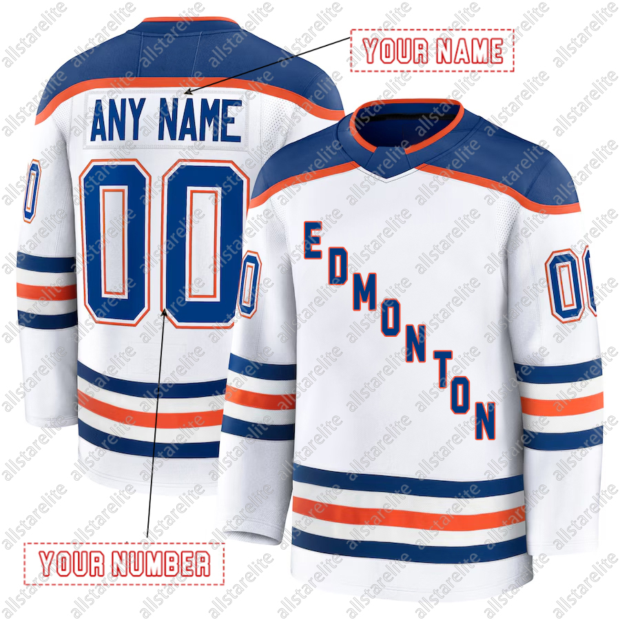 Leon Draisaitl Hockey Jersey Zach Hyman Evander Kane Skinner Nurse Embroidery Custom Number Name Mens Womens Youth