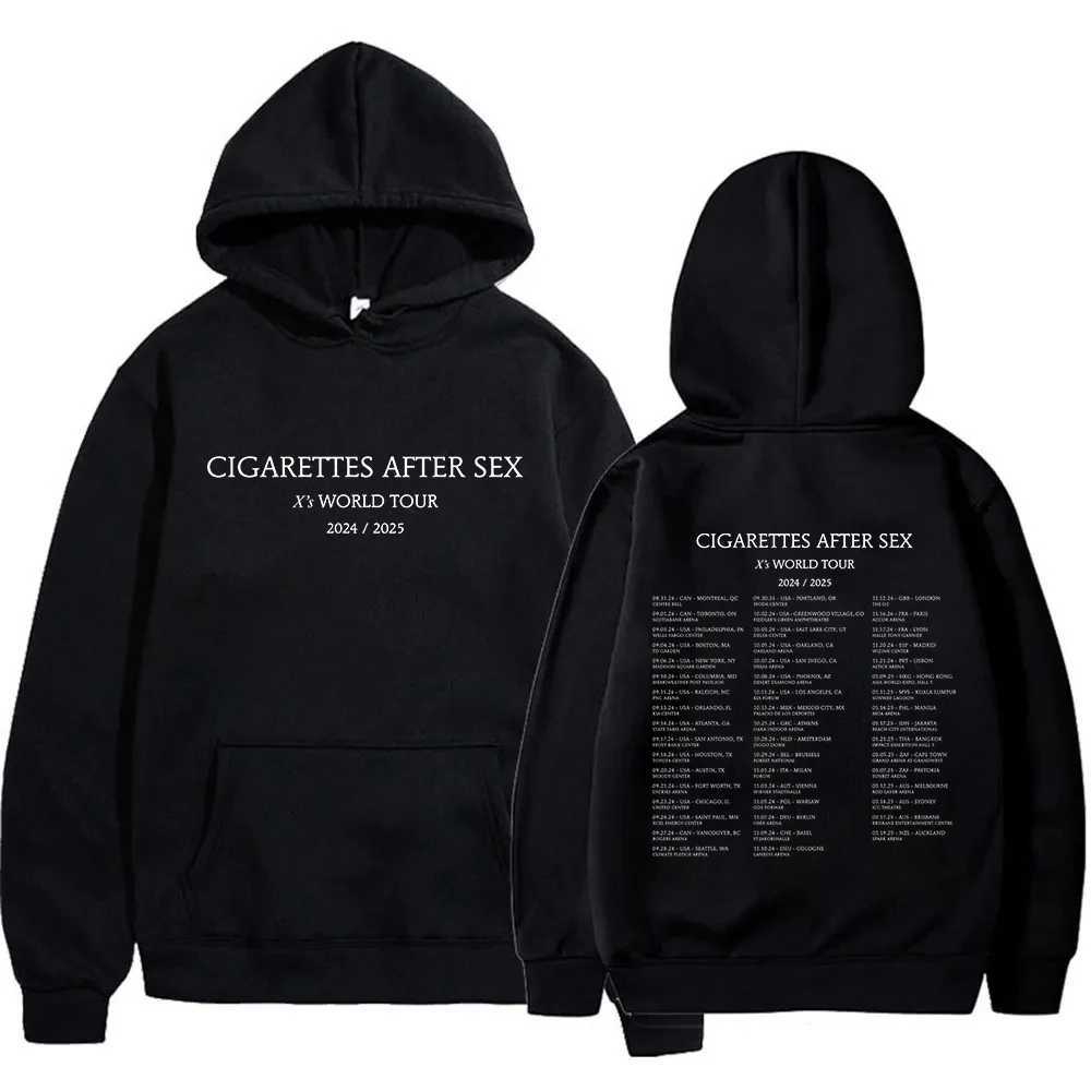 Cigarettes After Sex Xs World Tour 2024 Hoodie Women Men Pullover Sweatshirt Sweater Harajuku Tops W250524