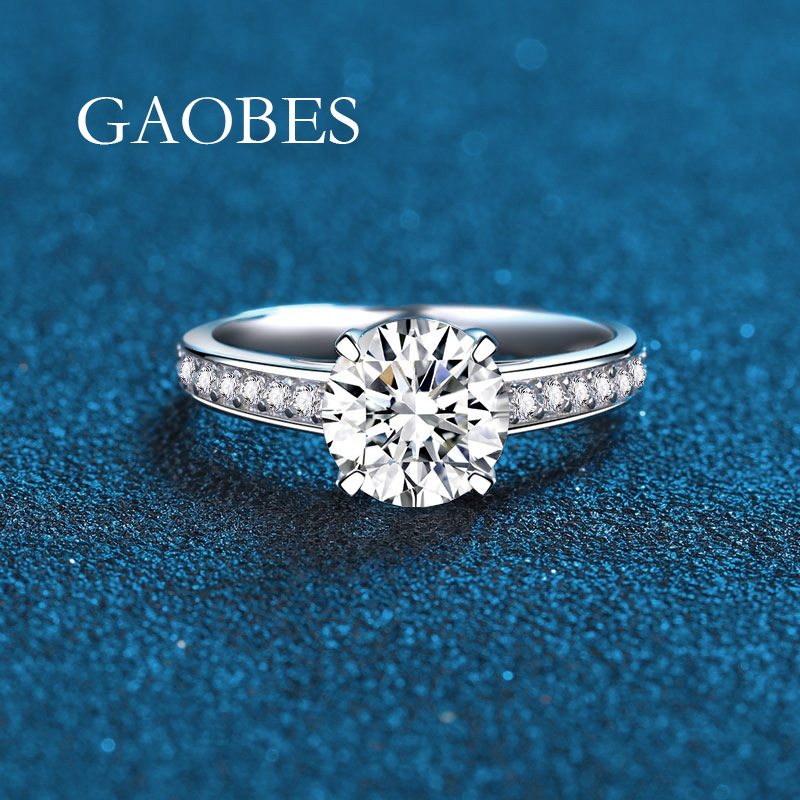 925 Sterling Silver Heart-Shaped Pink Diamond Ring with Blue and White Diamonds, Full Diamond Design, Elegant Engagement Ring for Women