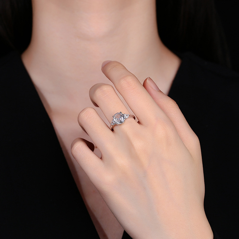 High-Shine Platinum Finish Eternity Diamond Engagement Band: Dazzle Your Partner With This Stunning 925 Silversmith Craftsmanship Piece