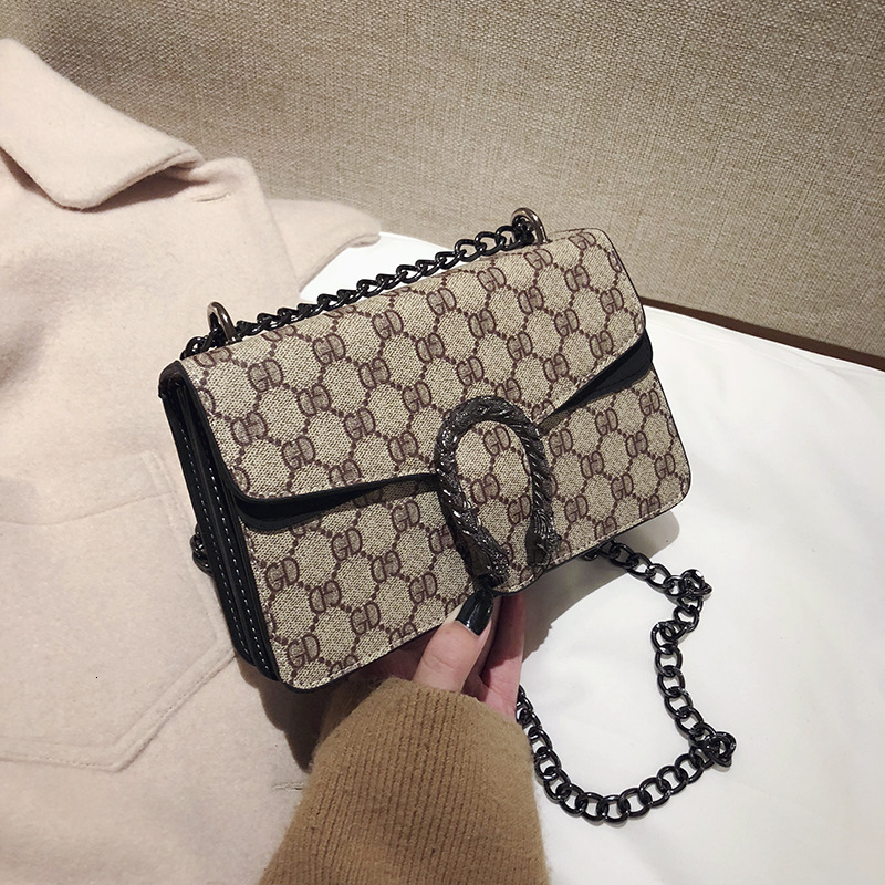 2025 New Trendy and Fashionable Wine God Printed Mini Single Shoulder Diagonal Chain Women's Bag