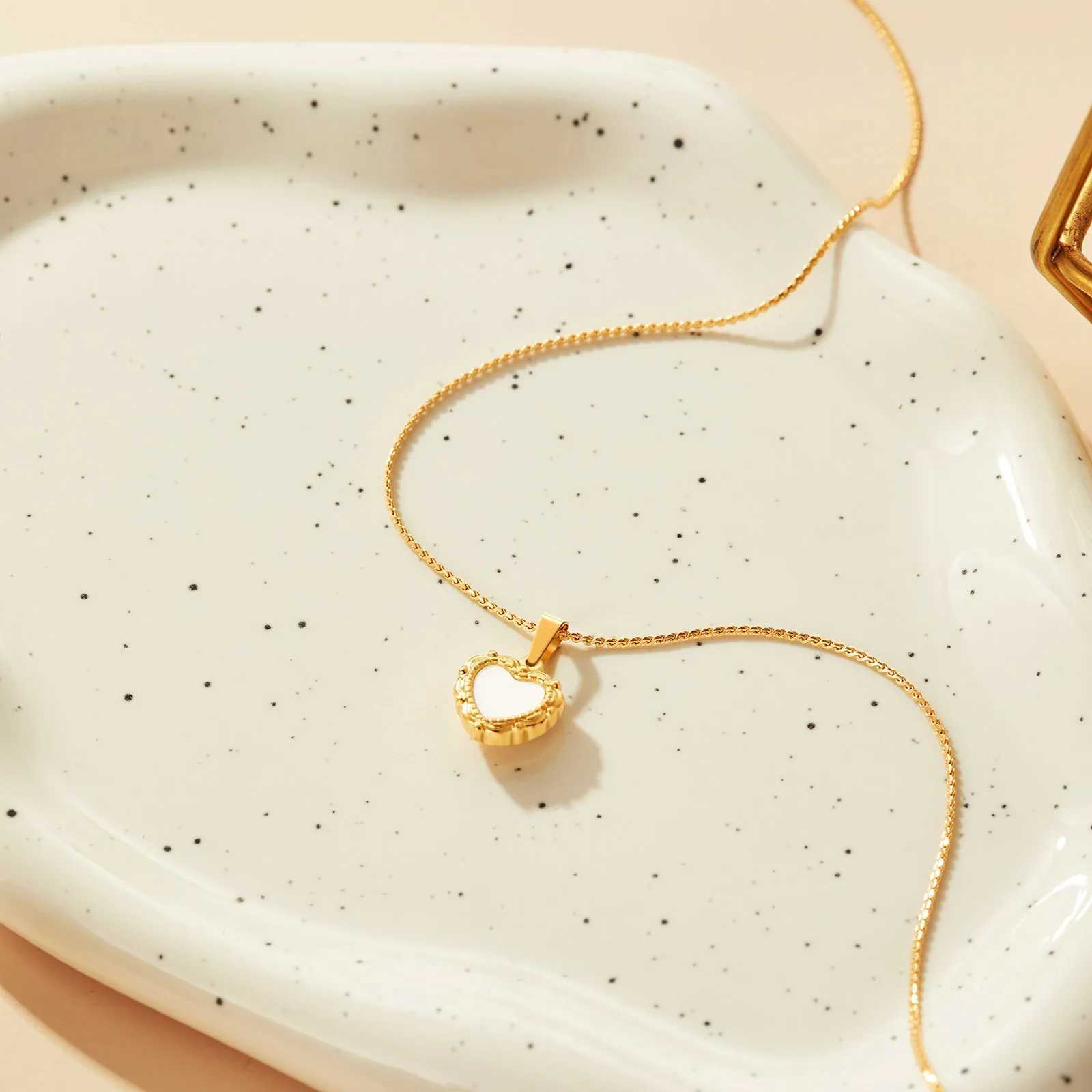 304 Stainless Steel Link Cable Chain Necklace Vintage Heart Bow Tie Round Square Pendant For Women 45cm(17 6/8) Long 1 Piece XJ250524