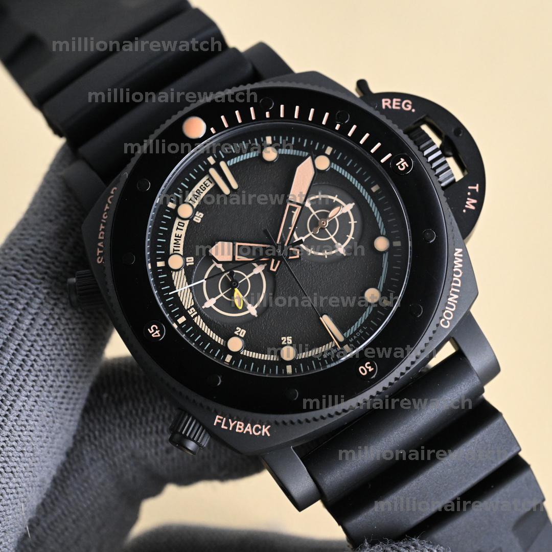 New Classic Luxury High Quality Sneak Master Watch Super Large Dial Designer Watch Luxury Watch Leather 316L Watches Men Mechanical Man Watch