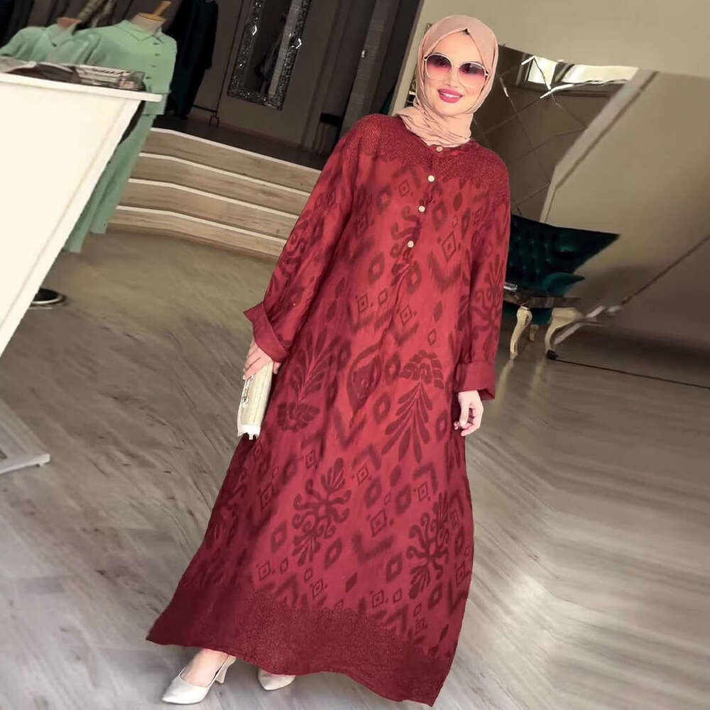 Maxi Dress Autumn New Printed Long Sleeve Fashion Style Women S Dress Floral Dress