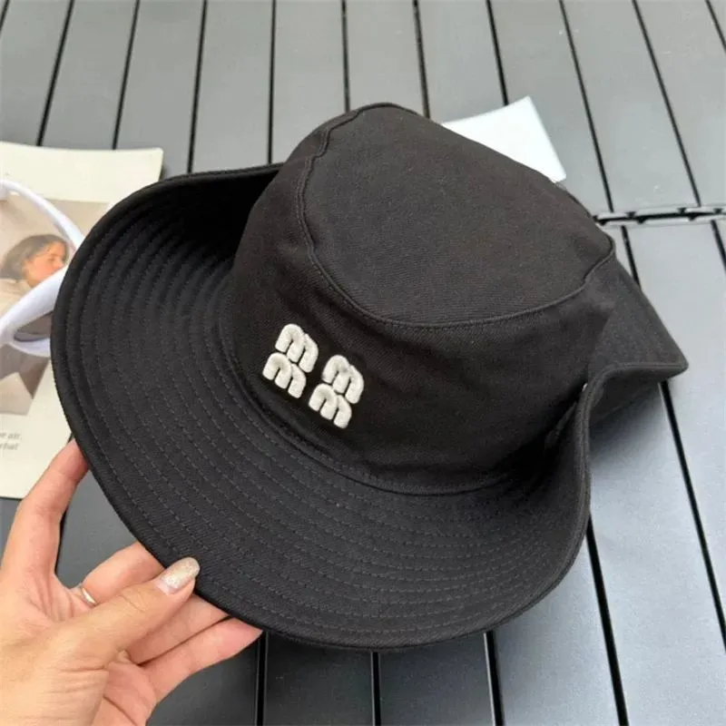 Bucket hat designer bucket hat summer women's breathable sun protection fisherman hat sunproof versatile stylish wide brim fashion choice of outings