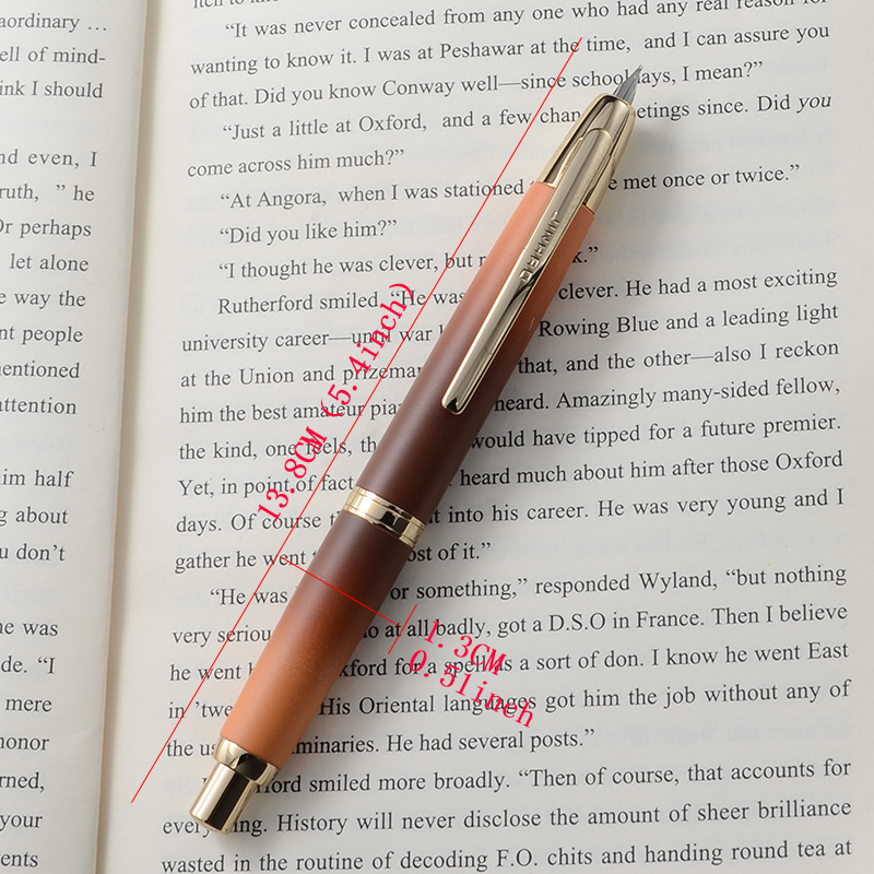 1 Pc New JINHAO 10 Press Fountain Pen Retractable EF/F Nib Metal With Clip Writing Ink Pen Converter For Students Gifts office foutain pen