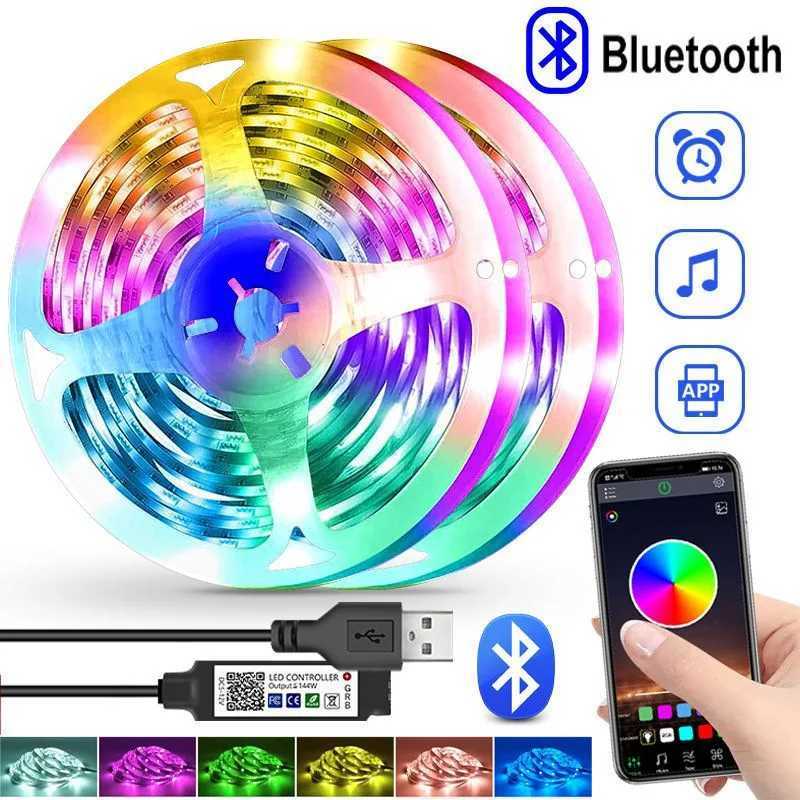 Bluetooth APP Control LED Strip Light Strip 5V 1M/30 RGB Light Strip Suitable For Home TV Background Ambient Light LED Lights W250524
