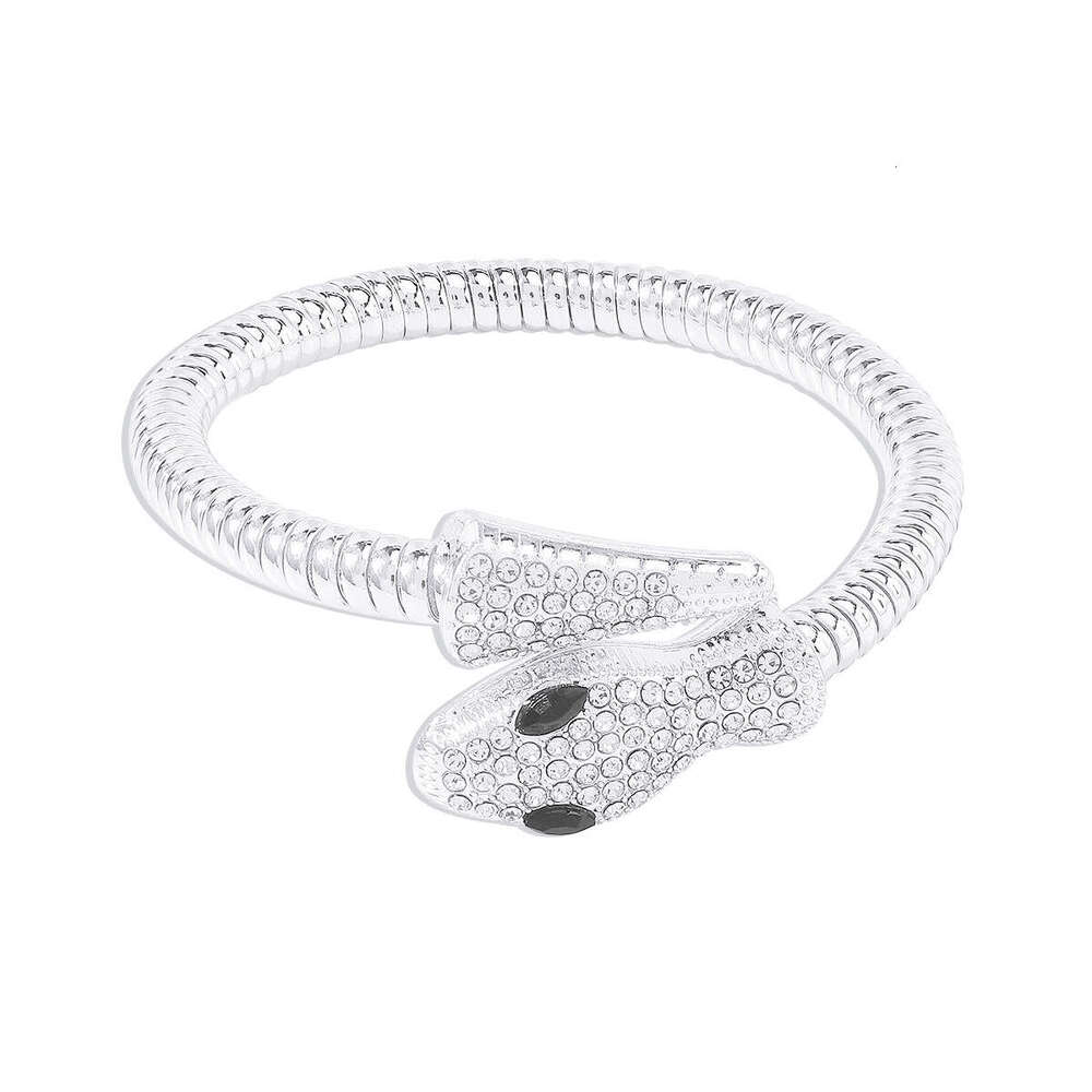 Exaggerated Snake Punk Personalized Hip Hop Style Necklace Fashion Cool Street Shooting Show Micro Inlaid Neck chain