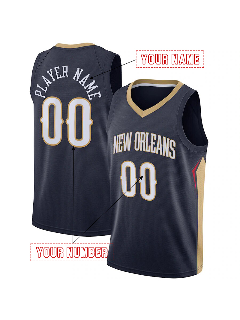 WILLIAMSON 1 2025 City Edition Basketball INGRAM 14 DANIELS 11 McCCOLLUM 3 MURPHY JONES 5 Custom Jerseys Sweatshirt - Embroidered Hygroscopic
