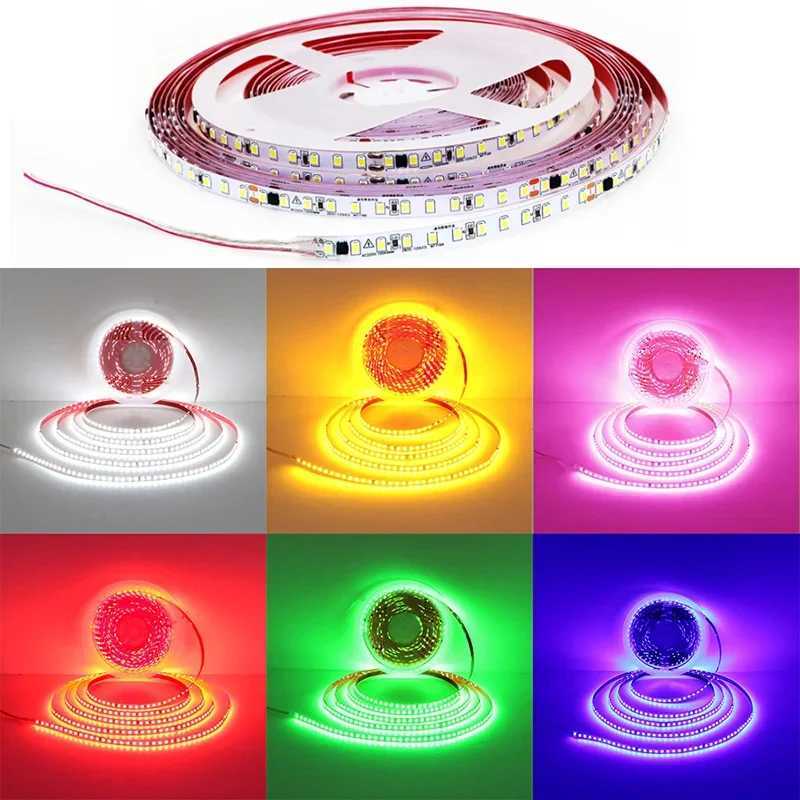 AC 220V 230V LED Strip 2835 120LED/m Home Light Strip Red Ice Blue Green Yellow Pink Flexible And Cuttable Soft Lamp Bar W250701