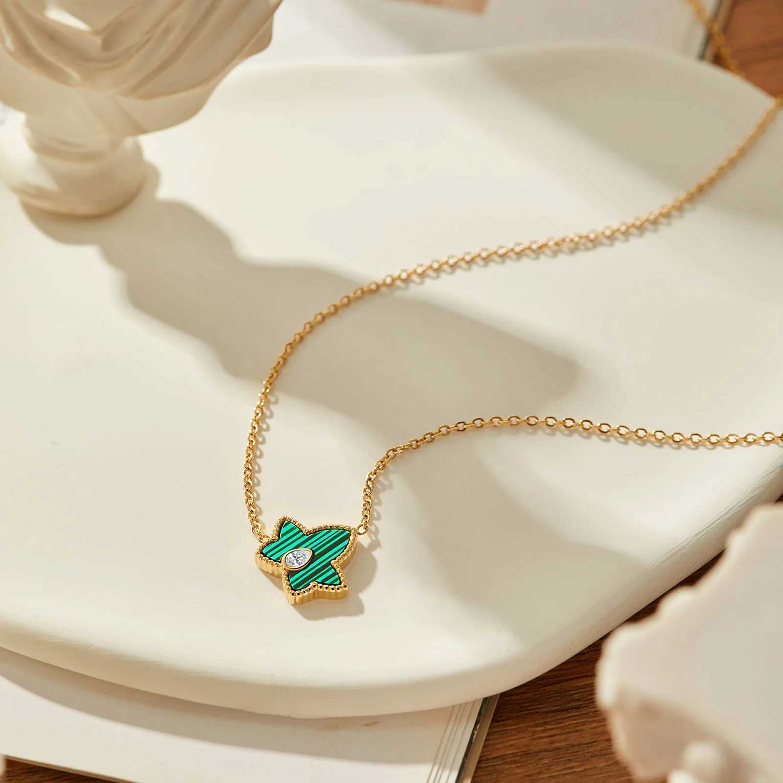 304 Stainless Steel Link Cable Chain Necklace Vintage Heart Bow Tie Round Square Pendant For Women 45cm(17 6/8) Long 1 Piece XJ250524