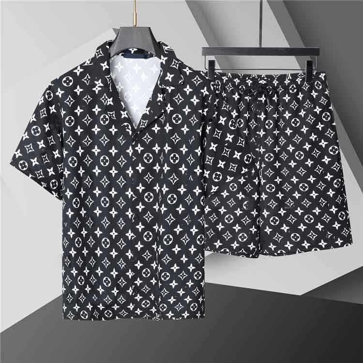 2025 designer Mens Tracksuits Sets Jogger Sweatshirts Sports Jogging Suits man tracksuits Two Piece Set shirt Summer Printed Short Sleeve Shorts M-XXXL