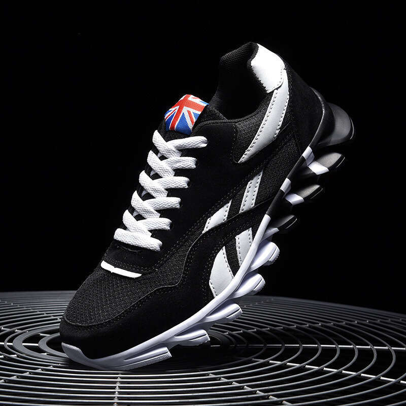 Large Size 48 Lightweight Men's Shoes Thick Soled Fashionable Mesh Breathable Shoes Sports And Casual Trendy Shoes Low Cut Men's Shoes Desig