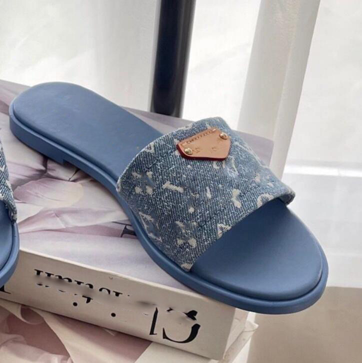 slippers designer womens slides flat sliders sandals shoes summer woman sandale outdoor ladies casual outside slipper sandal beach leather best quality with box
