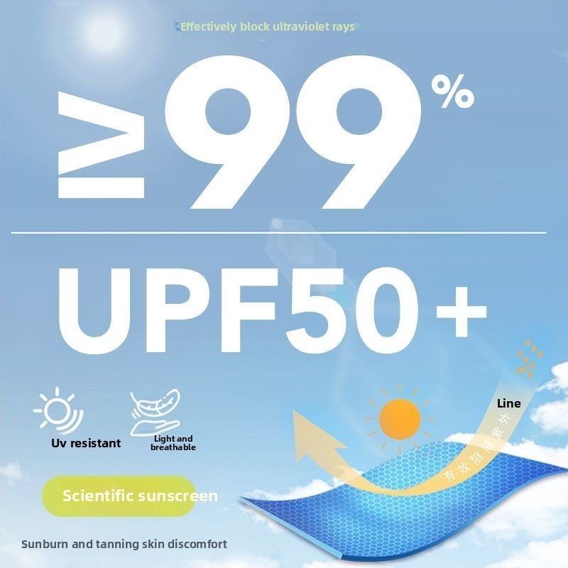 Summer Cool Ice Silk Thin Section Jacket with Fan Sunscreen Clothing Cooling and Ventilating Work Clothes Fishing Clothes Breathable UV Protection Shi