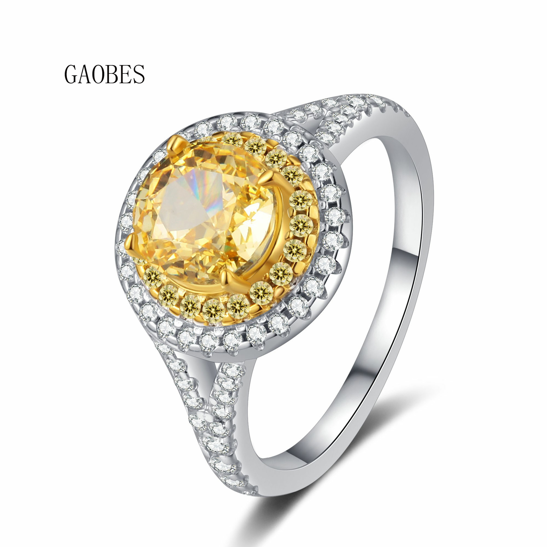 Luxury S925 Sterling Silver Ring with Oval Gemstone and Diamond Accents - Elegant High-Carbon Diamond Engagement Ring for Women