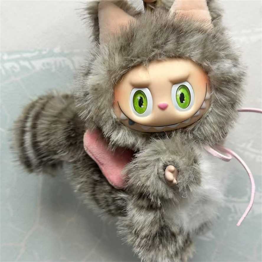 High Quality 17cm Labubu Sweetheart Nine Tailed Fox Series Zimomo Replacement Pendant Christmas Gift 80% off outlets