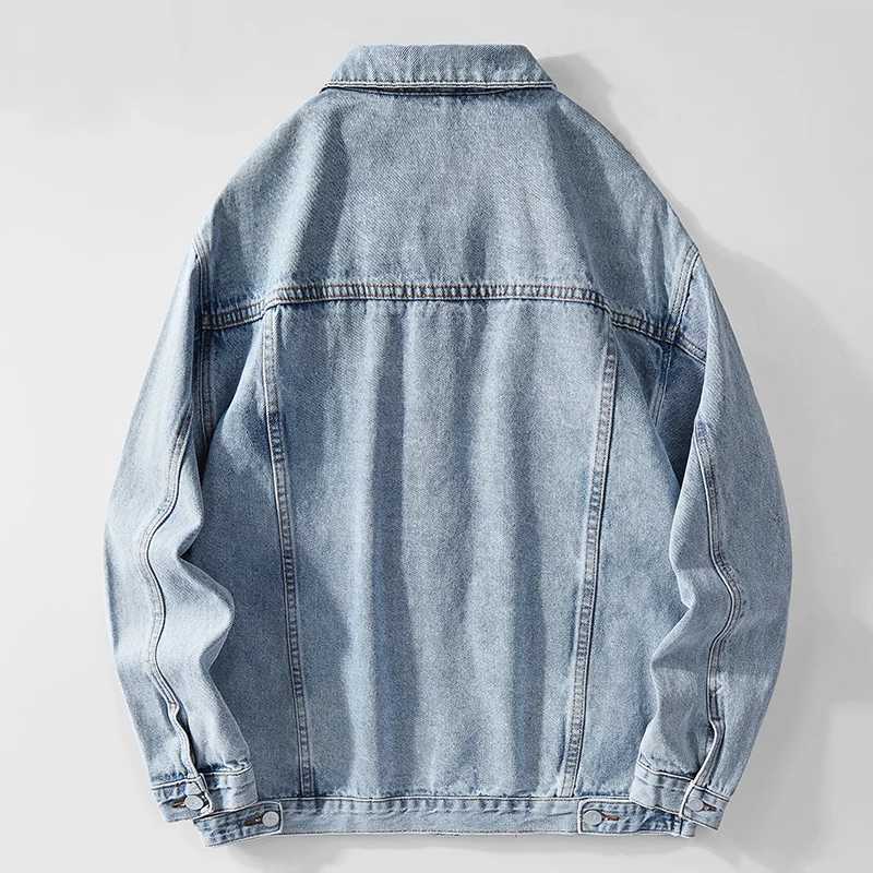 2025 spring fashion coat men fashion Jean Jackets men Outerwear Warm Denim Coatsautumn men Denim Jacket full size M-5XL W250524