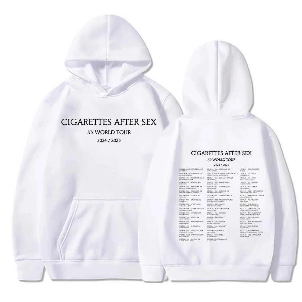 Cigarettes After Sex Xs World Tour 2024 Hoodie Women Men Pullover Sweatshirt Sweater Harajuku Tops W250524
