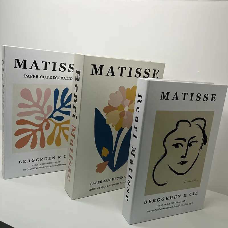 3pcs/Set Fashion Fake Books Decoration Luxury Decorative Book Designer Living Room Decoration Simulation Books Home Decor Gifts Y250524