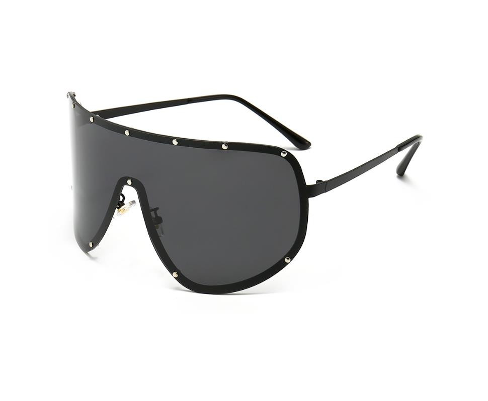 Designer Sunglasses For Women Men Fashion Big Sunglasses Luxury Polarized Lens Goggle Pilot PC Frame Oversized UV400 Eyewear Luxury Style Sunglasses A