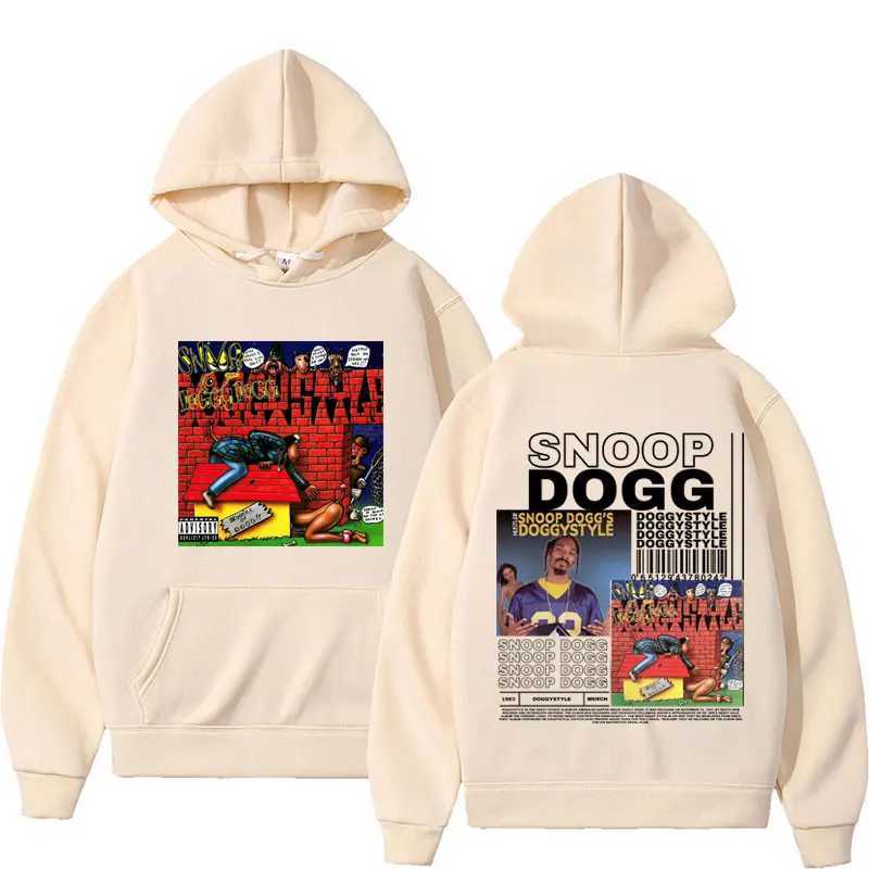 Limited Snoop Dogg Album Graphic Hoodie Mens Clothing Hip Hop Rap Style Pullovers Hooded Male Harajuku Gothic Retro Sweatshirts W250524